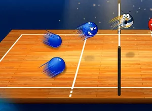 Ballon de volley en marbre